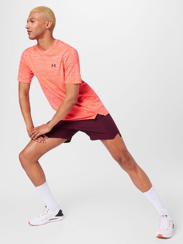 UNDER ARMOUR Funkcionalna majica | oranžna barva