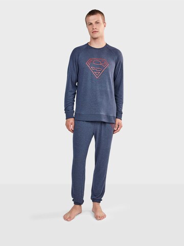 Gisela Pyjamas lang 'Superman' i blå: forside