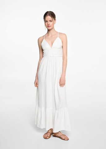 MANGO TEEN Dress 'Art' in White: front