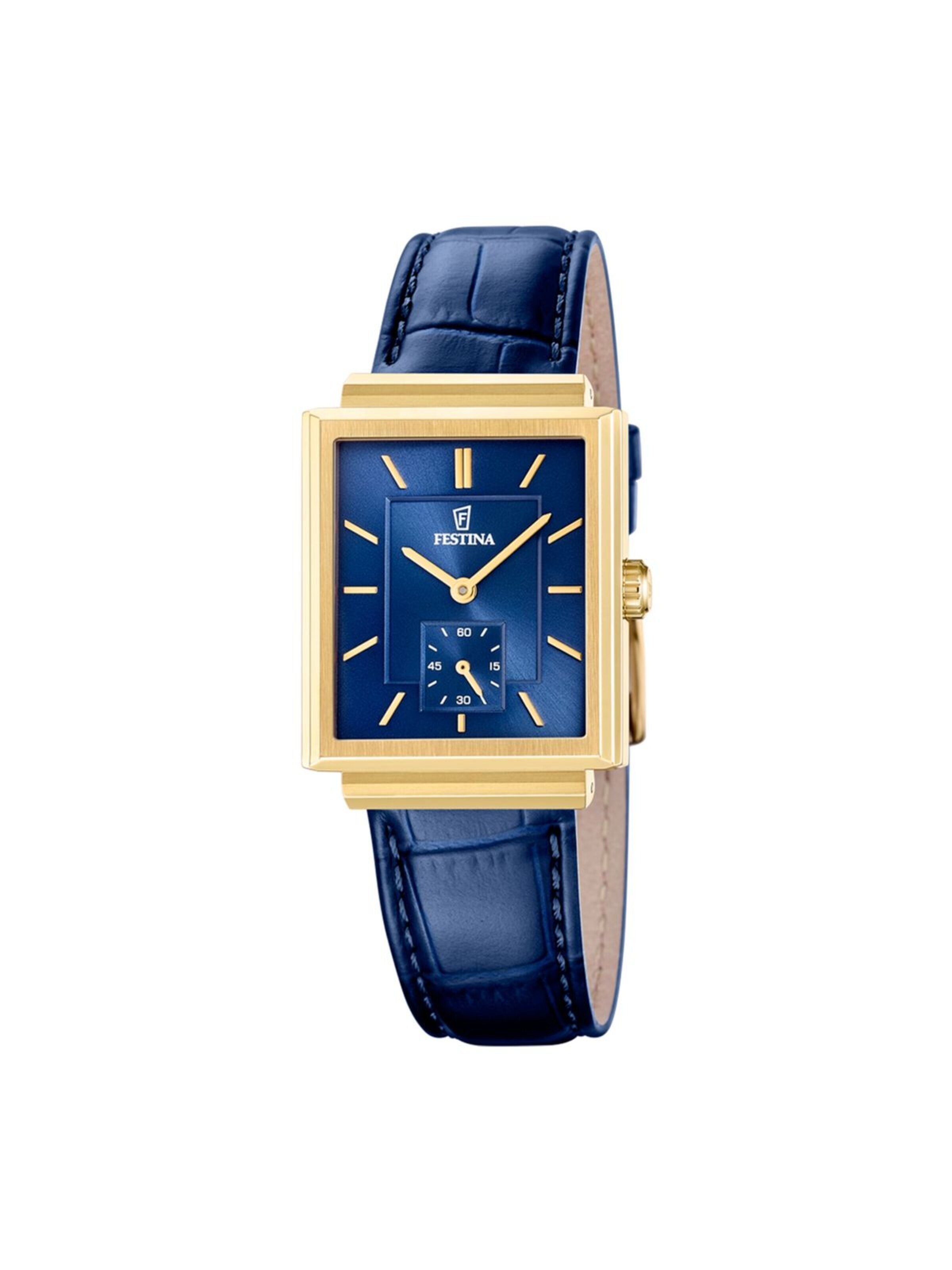 Montre à affichage analogique 'Watch On The Square' FESTINA en bleu : devant
