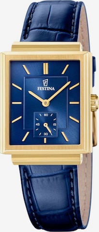 FESTINA Analogové hodinky 'Watch On The Square' – modrá: přední strana