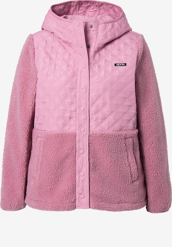 Ulla Popken Sweatjacke in Pink: Vorderseite