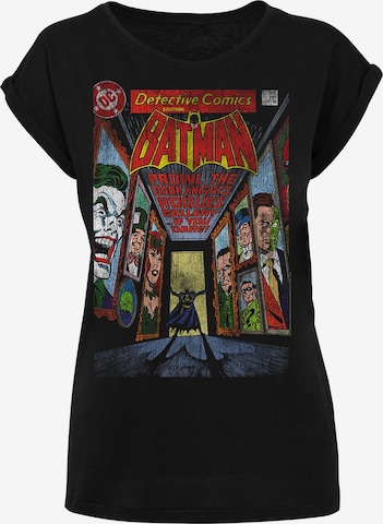 F4NT4STIC T-Shirt 'DC Comics Batman Rogues Gallery Cover' in Schwarz: Vorderseite