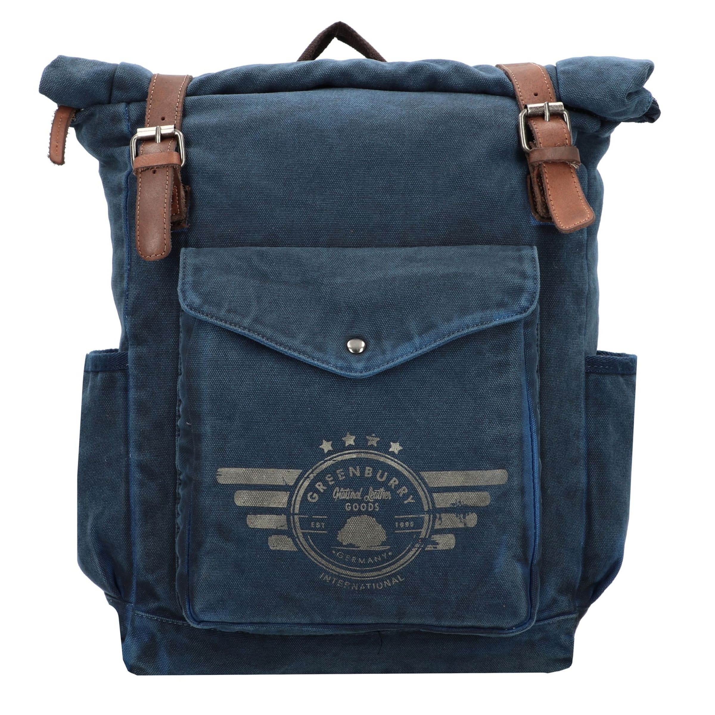 Sac à dos 'Vintage Aviator' GREENBURRY en bleu : devant