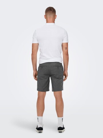 Only & Sons Regular Shorts 'Mark' in Grau