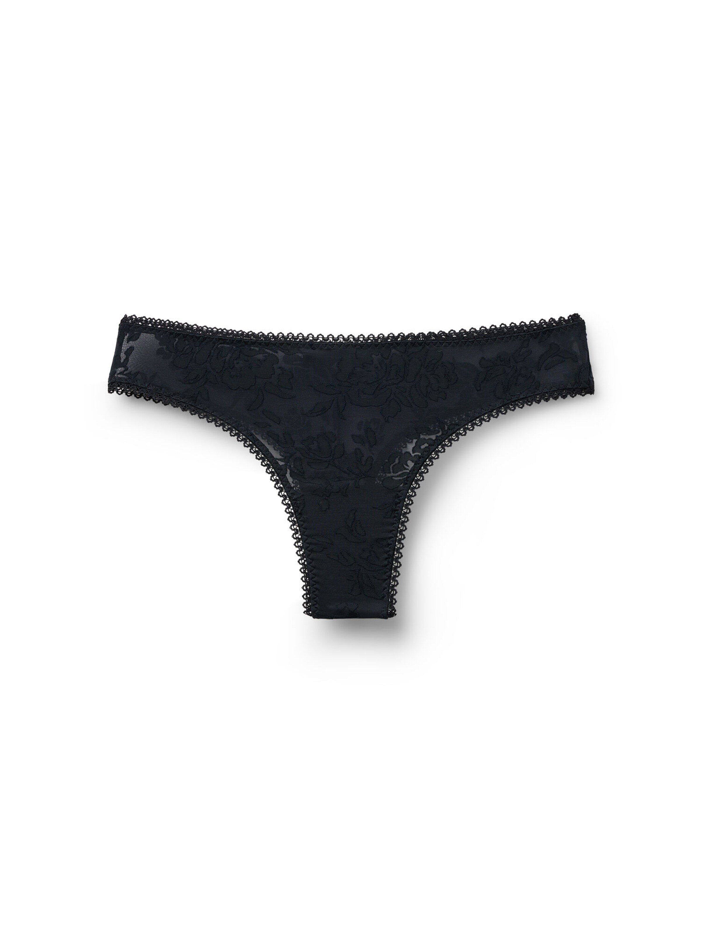 INTIMISSIMI Panty 'Softer Than A Kiss' in Black: front