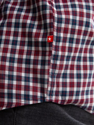 BIG STAR Regular fit Button Up Shirt ' FRANKINI ' in Red