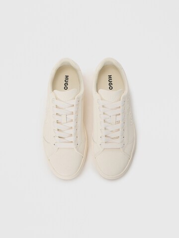 Sneaker low 'Morrie' de la HUGO pe alb