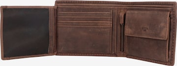 TOM TAILOR Wallet 'Ron' in Brown