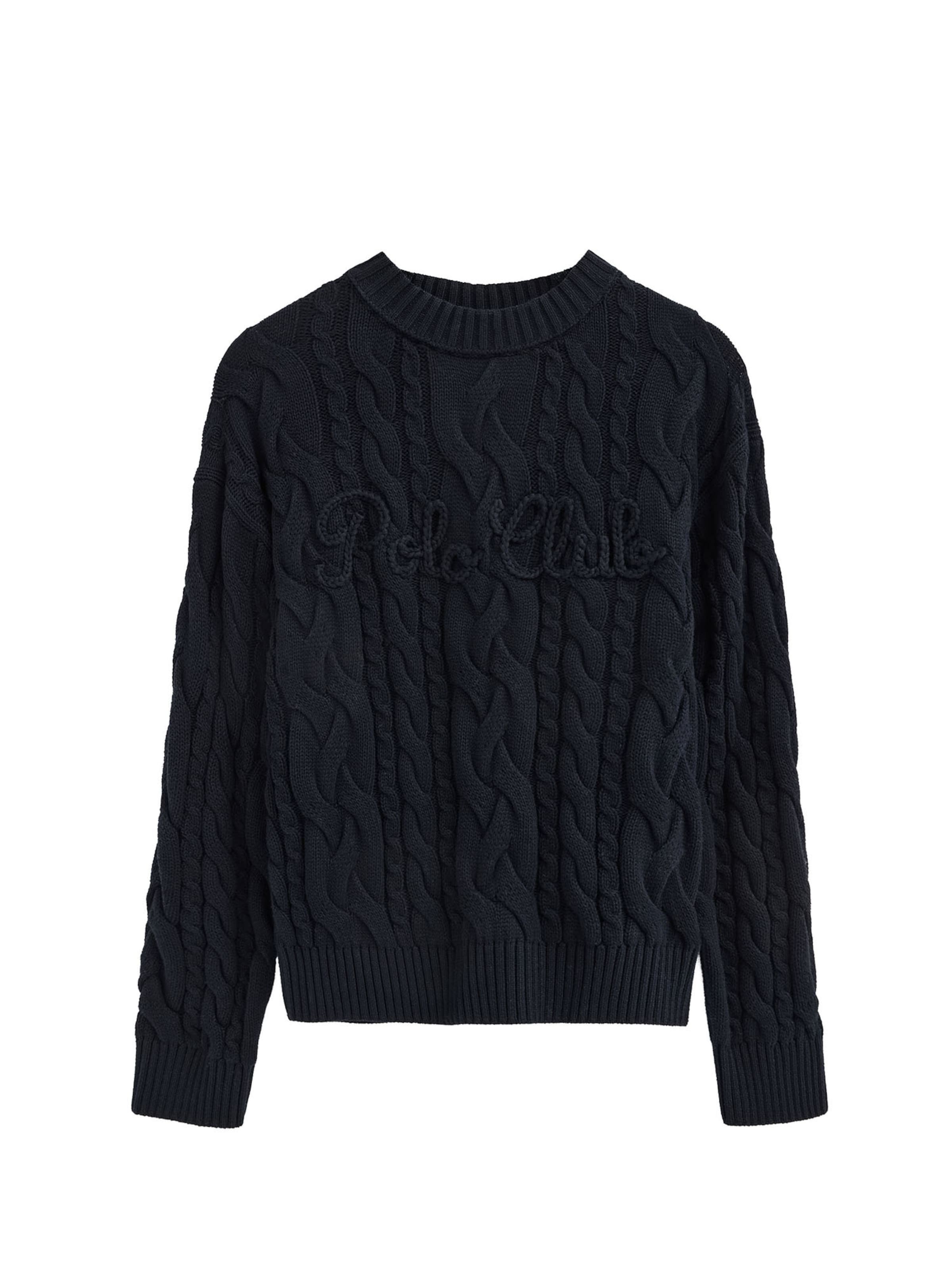 Polo Club Pullover in Blau: Vorderseite