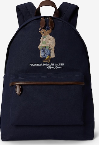 mėlyna Polo Ralph Lauren Kuprinė 'BEAR': priekis