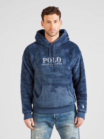 Sweat-shirt Polo Ralph Lauren en bleu : devant