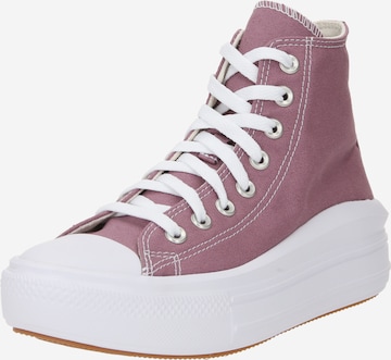 CONVERSE High-Top Sneakers 'CHUCK TAYLOR ALL STAR MOVE' in Purple: front