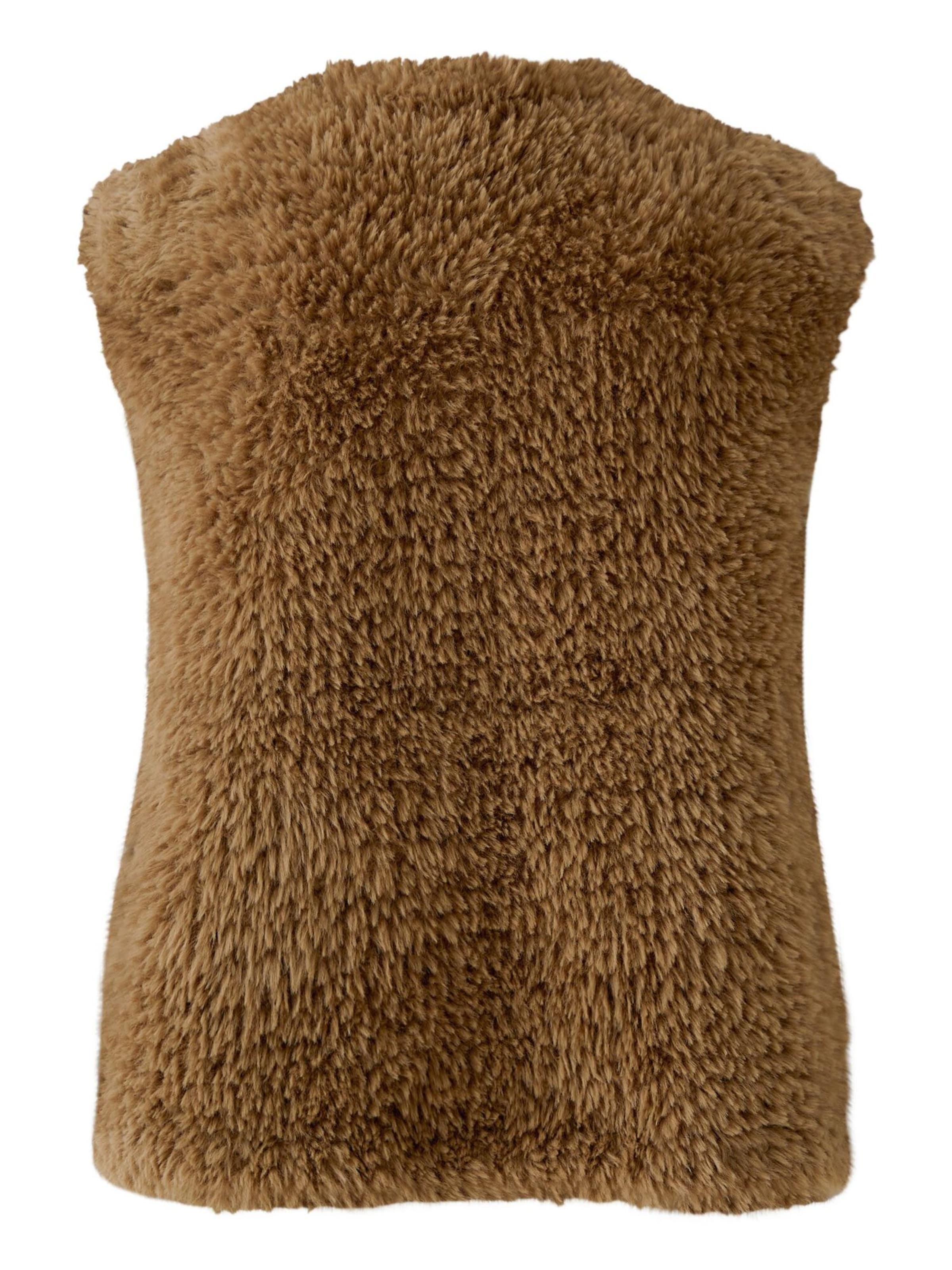 OUI Strickweste in Braun