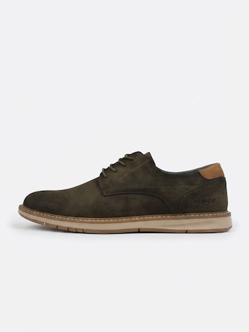 Chaussure à lacets 'Dave S' WRANGLER en gris : devant