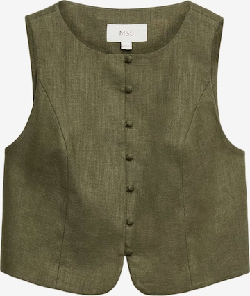 Gilet di Marks & Spencer in verde: frontale