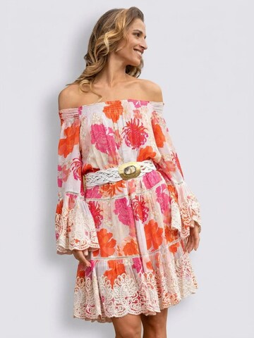 Miss June - Vestido 'Robe Courte Positano' en rosa