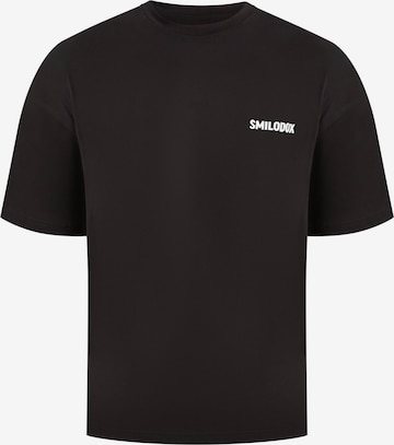 Smilodox T-Shirt ' Cyris ' in Schwarz: Vorderseite