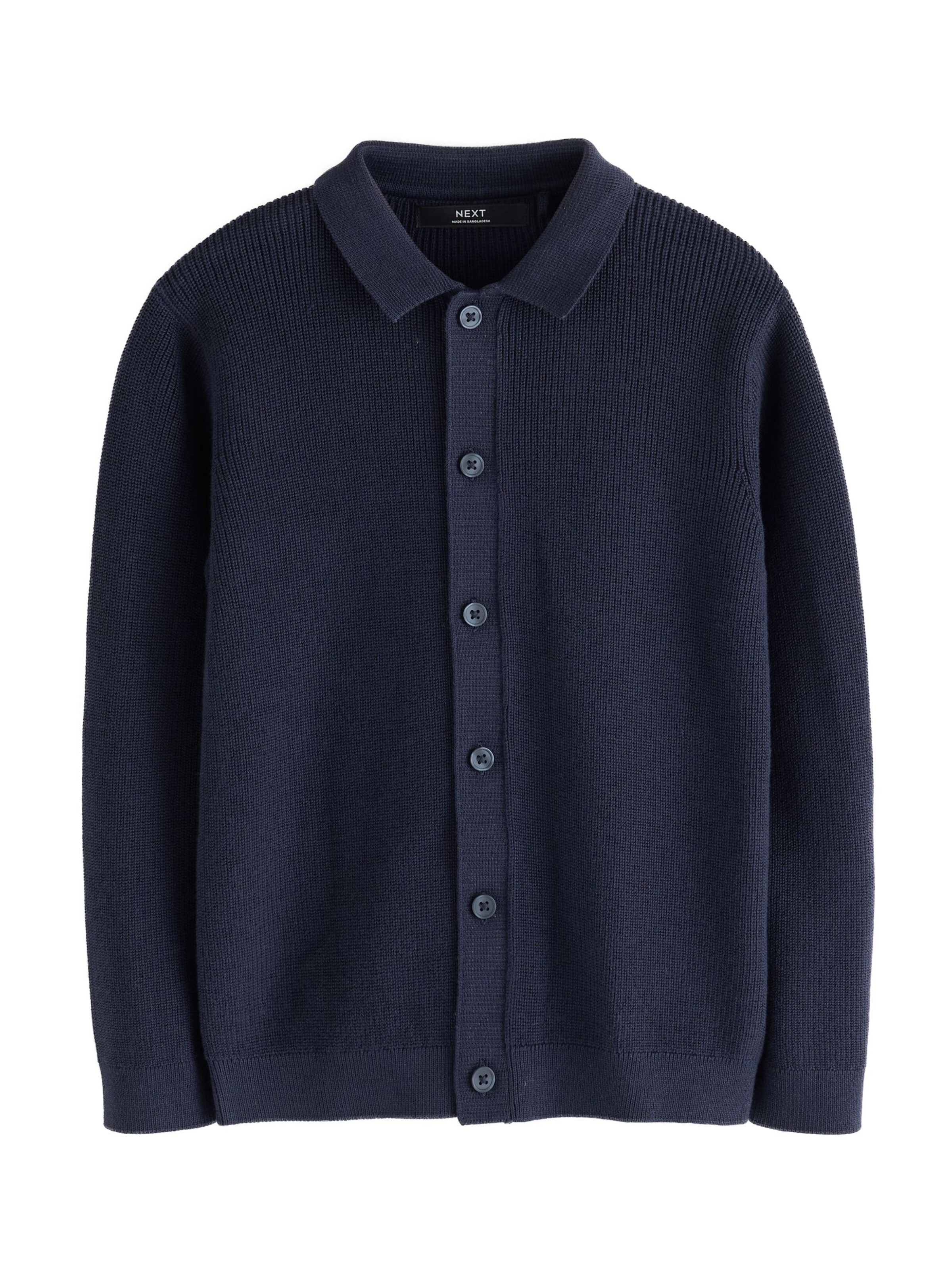 Next Strickjacke in Blau: Vorderseite