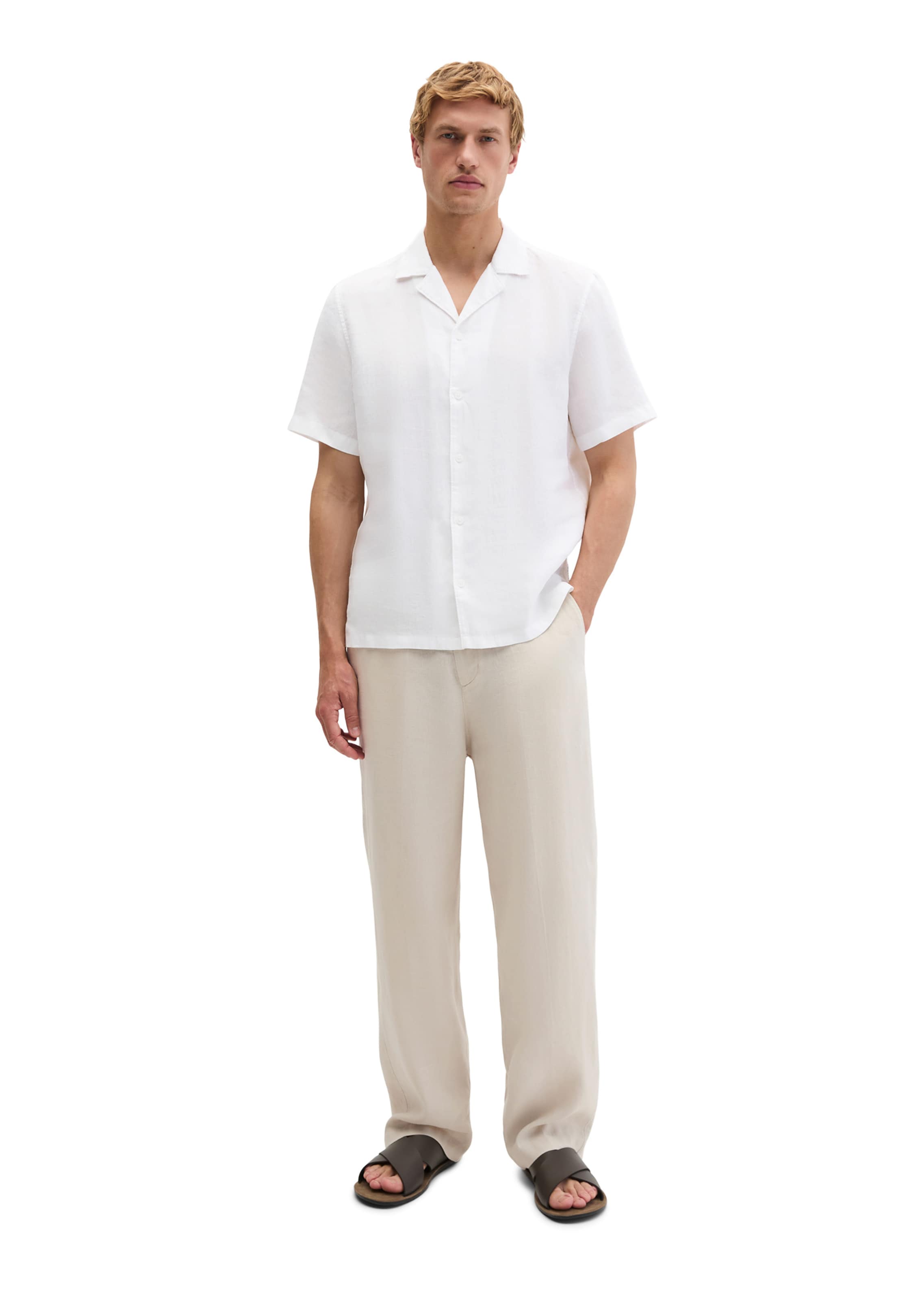Coupe regular Chemise Marc O'Polo en blanc