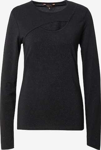 Herrlicher Shirt 'Nikki' in Black: front