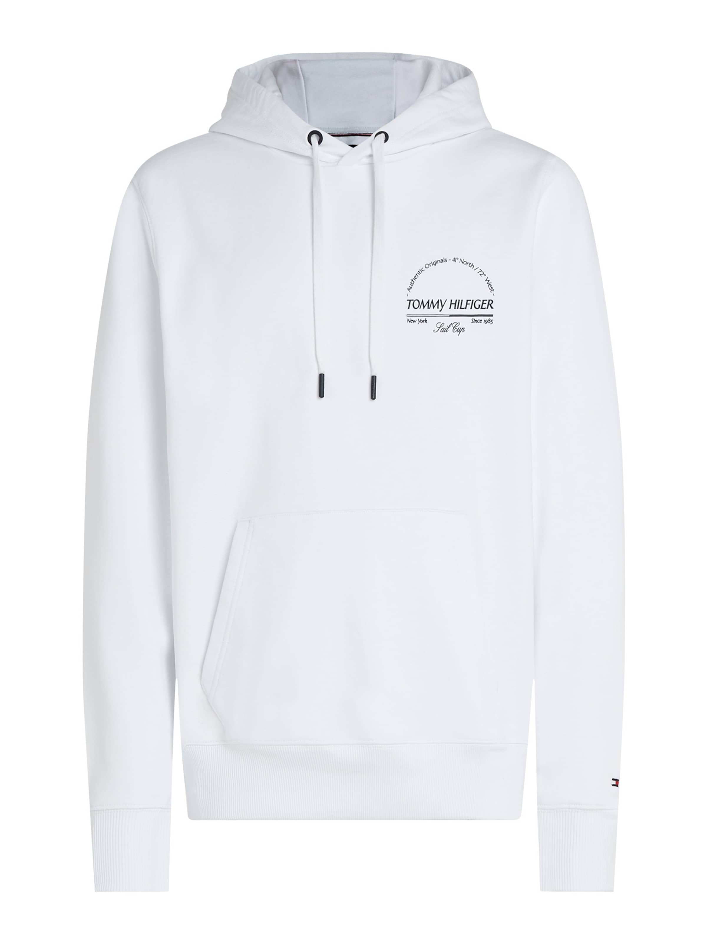 Felpa 'ARCH' di TOMMY HILFIGER in bianco: frontale