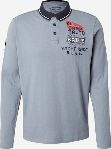 Maglietta di CAMP DAVID in blu: frontale