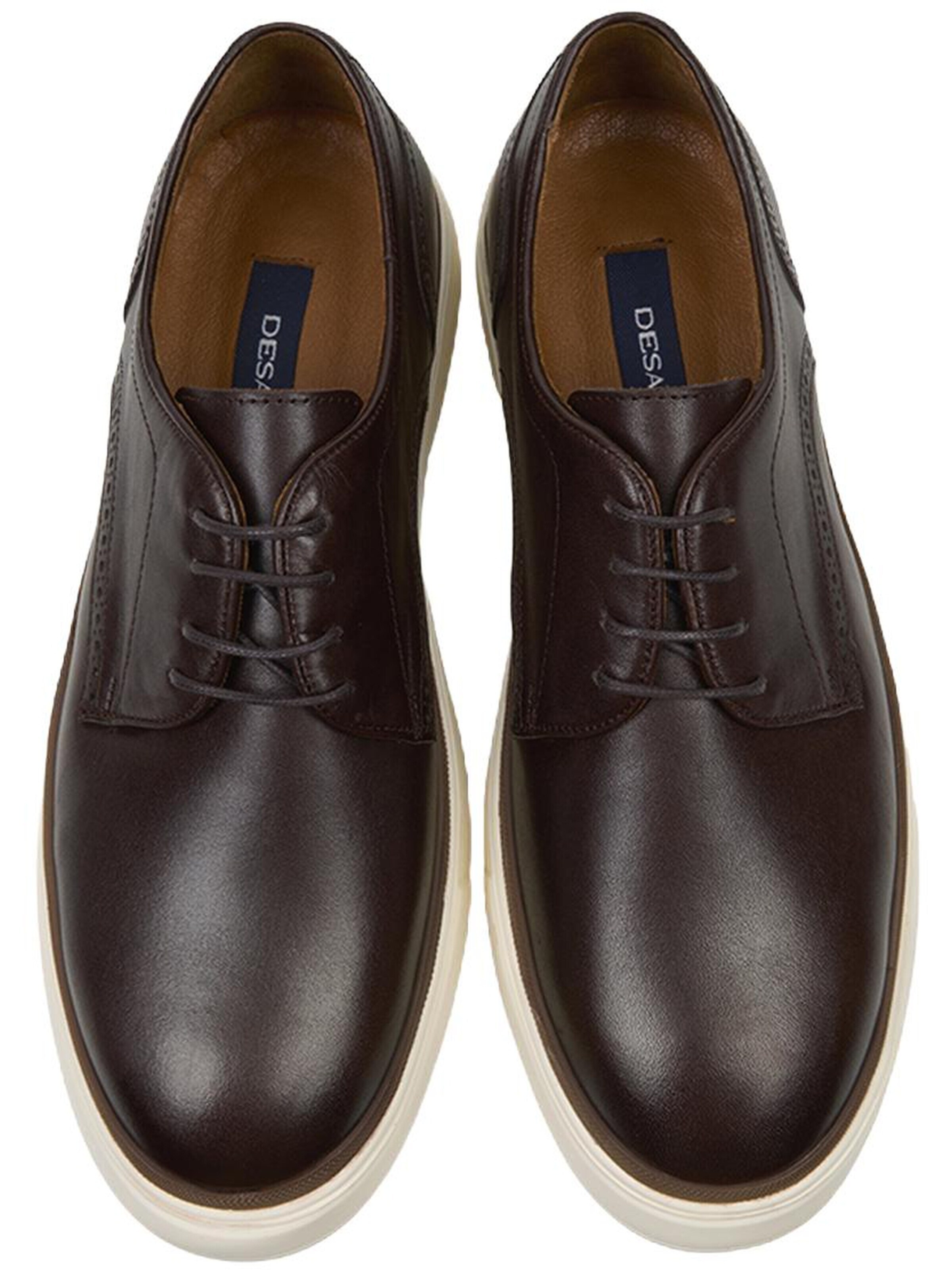 Chaussure à lacets 'Spitze' Desa en marron