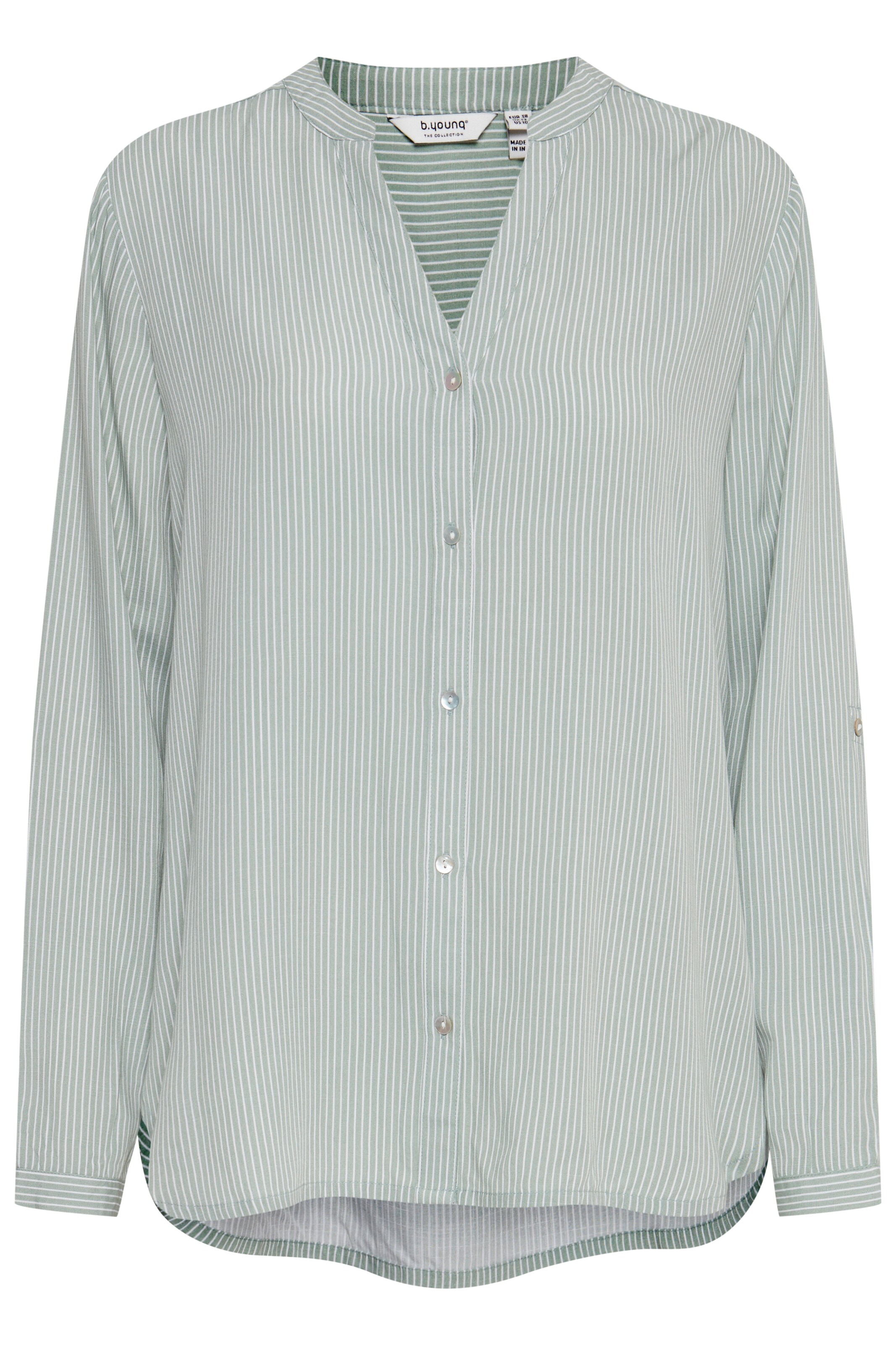 b.young Blouse in Green: front