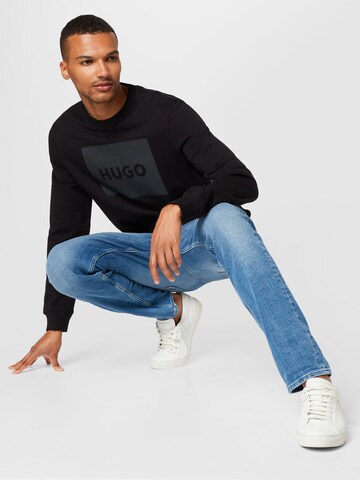 HUGO Sweatshirt 'Duragol' in Schwarz