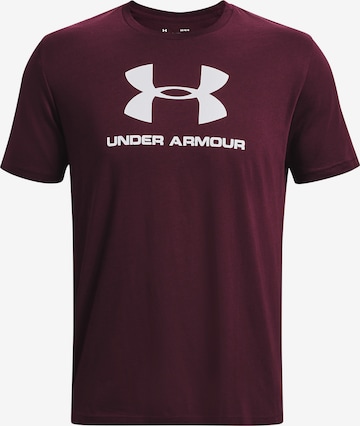 UNDER ARMOUR Regular Fit Funktionsshirt in Rot: predná strana