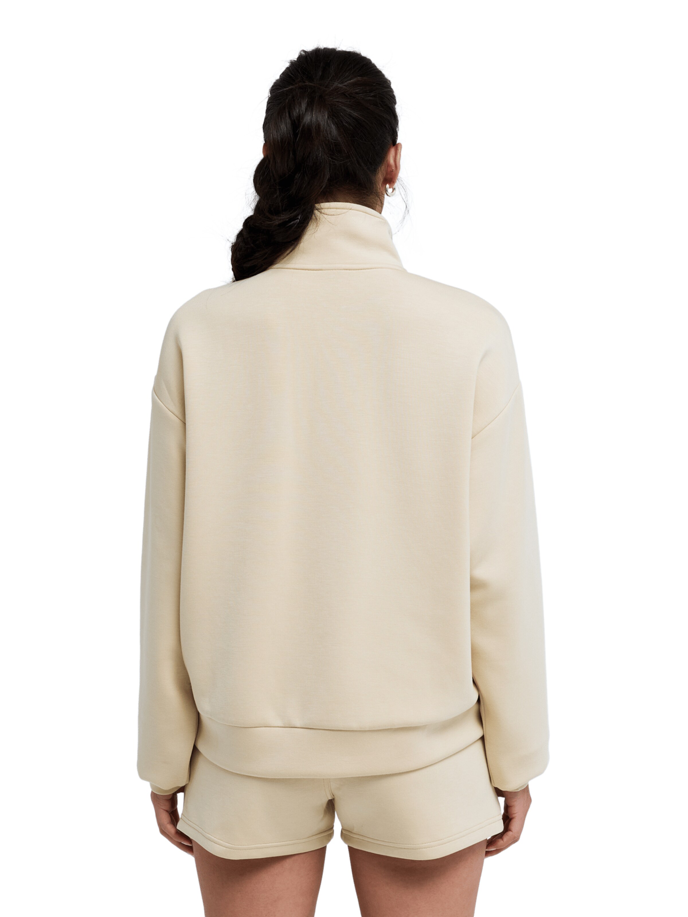 ROXY Sweatshirt 'Rise & Vibe Sweet' in Beige