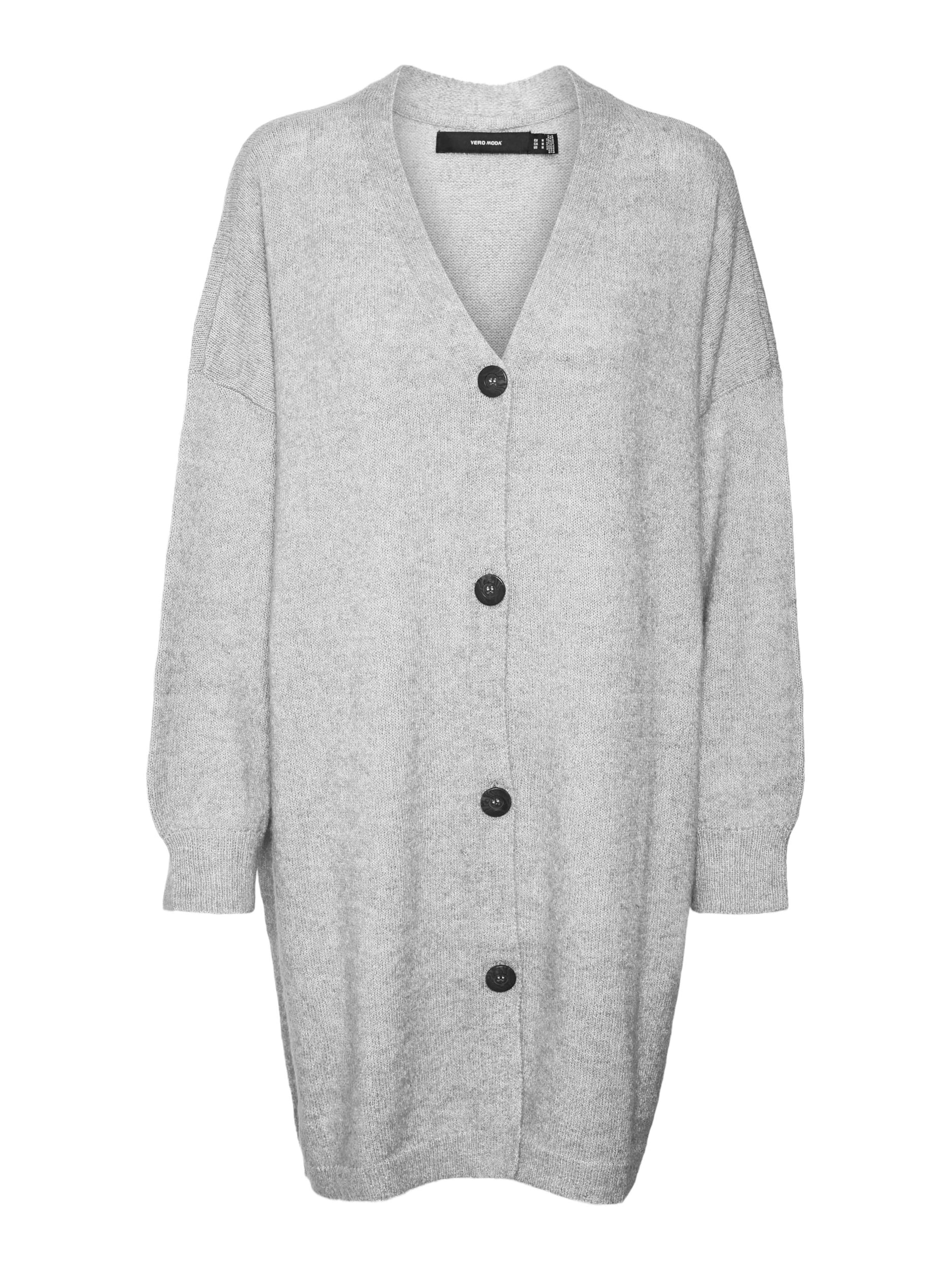 VERO MODA Oversized cardigan 'BRUNA' i grå: forside