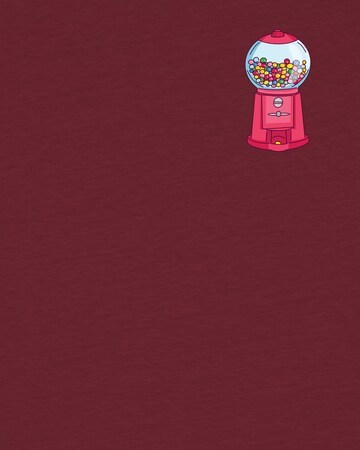 T-Shirt 'Kaugummiautomat' watabout.kids en rouge