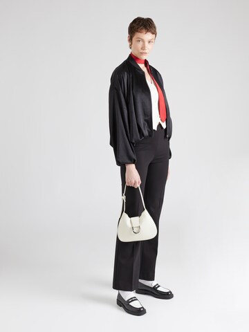 DRYKORN Flared Pantalon 'Alive' in Zwart