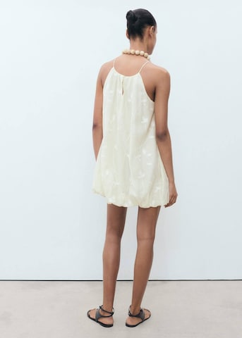 MANGO Summer Dress 'Kania-H' in Beige