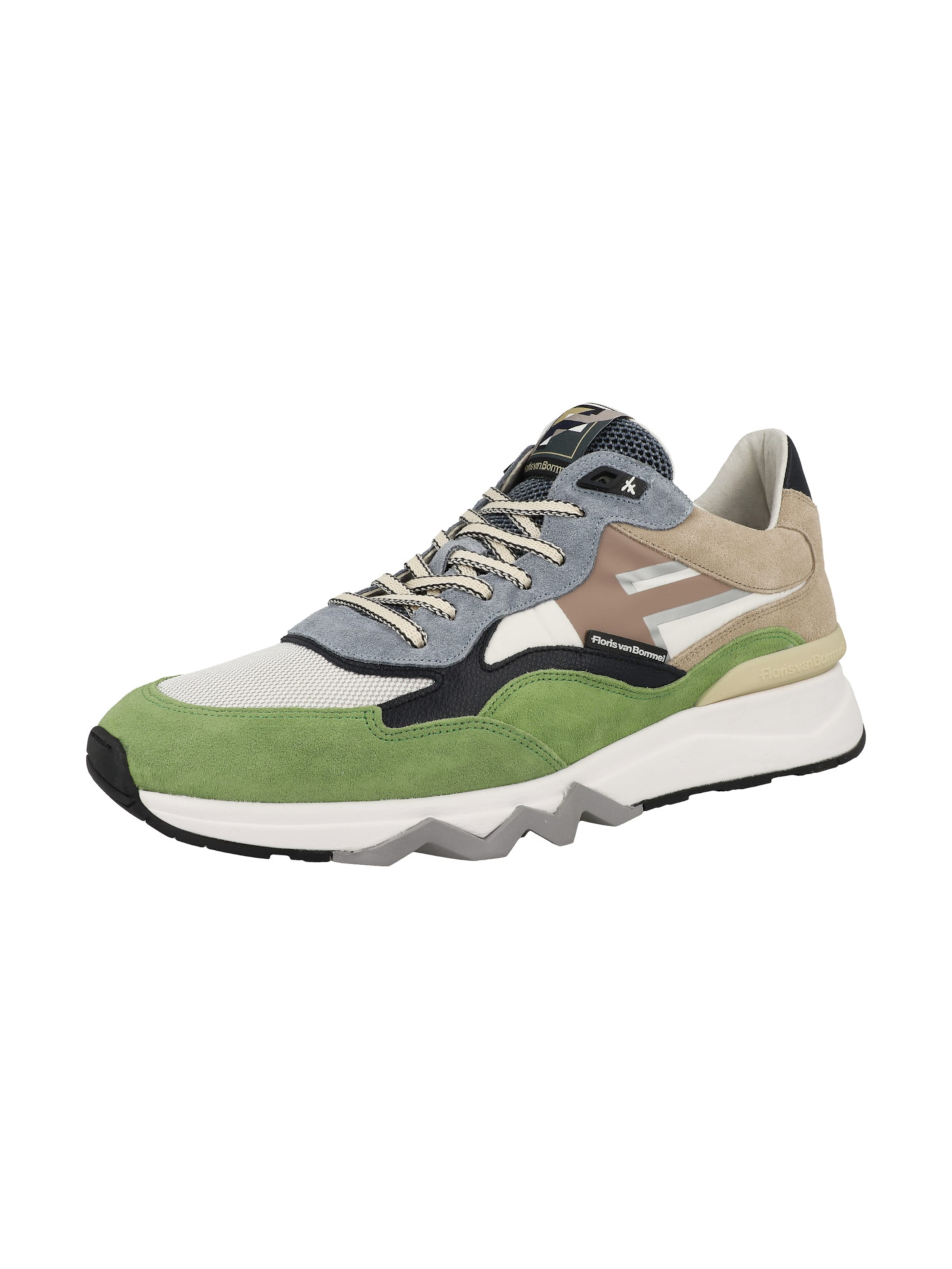 Baskets basses 'De Zager' Floris van Bommel en mélange de couleurs : devant