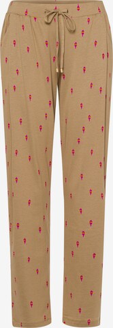 Hanro Pajama Pants in Brown: front