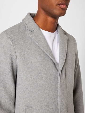 SELECTED HOMME Between-Seasons Coat 'Hagen' in Grey