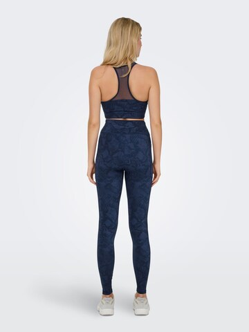 ONLY PLAY Skinny Sporthose 'ONPJam-2-Fire' in Blau