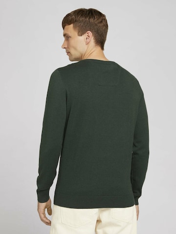 Coupe regular Pull-over TOM TAILOR en vert