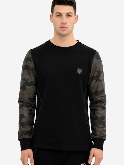 SCR. Sports sweatshirt 'ZADIQ' in S in Black, Item view