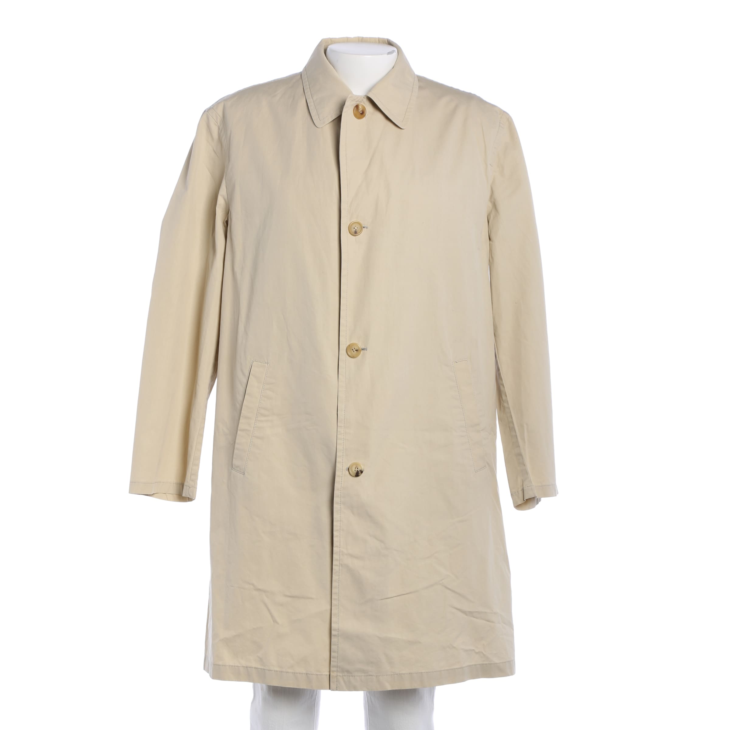 Brioni Jacket & Coat in L in White: front
