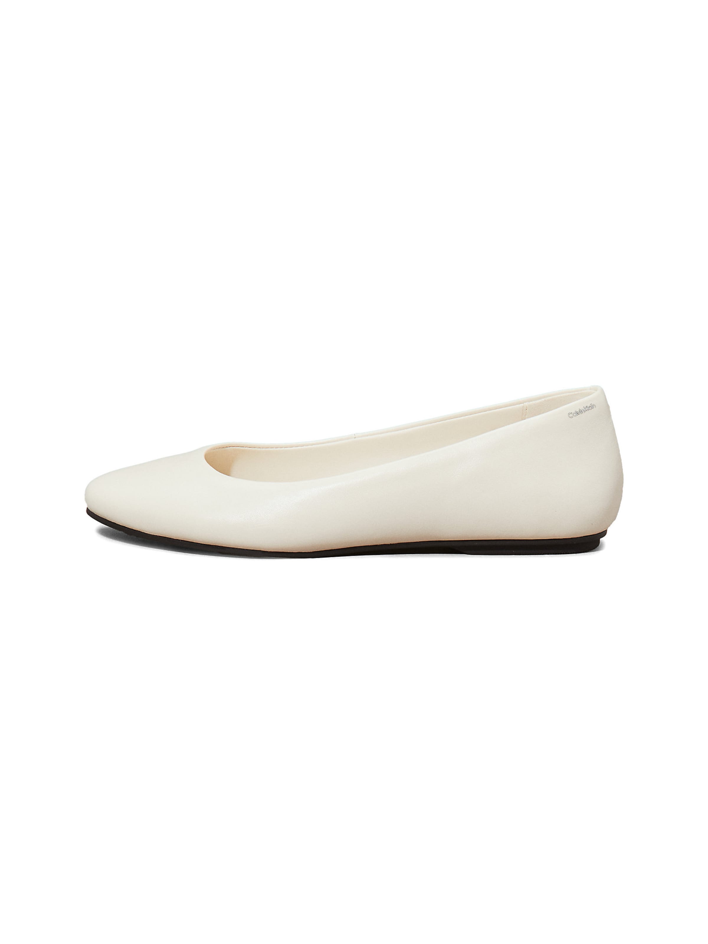 Calvin Klein Ballerinasko i hvid: forside