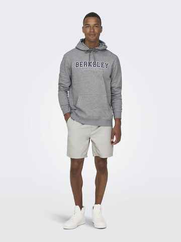 Only & Sons Sweatshirt i grå