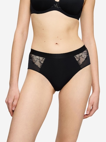 Slip 'Wild Azalea Florale ' di TRIUMPH in nero: frontale