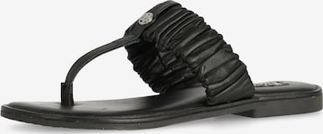MEXX T-Bar Sandals 'Joni' in Black: front