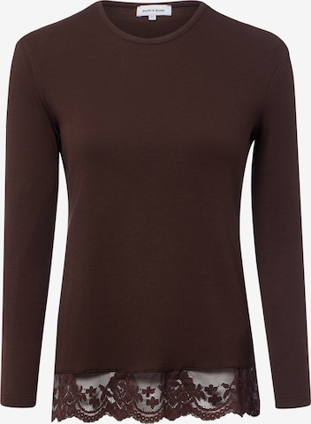 MORE & MORE Shirt in Braun: Vorderseite