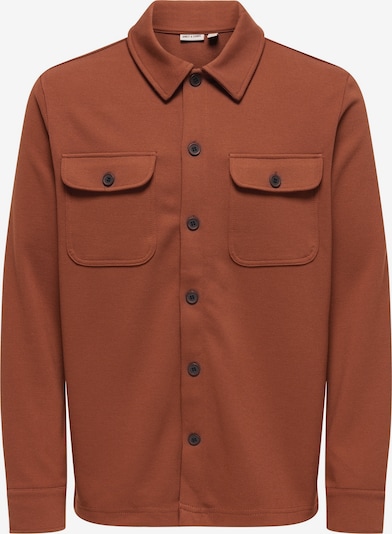 Marškiniai 'ONSNew Kodyl' iš Only & Sons, spalva – ruda (konjako), Prekių apžvalga