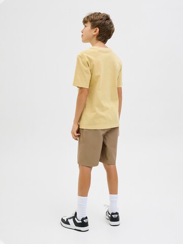 Jack & Jones Junior Baggy Παντελόνι 'JPSTOWEN DREW' σε μπεζ